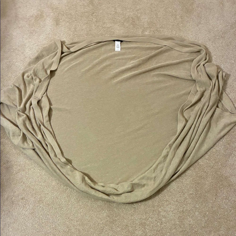 J. Jill Women's Light Tan Open Cardigan
